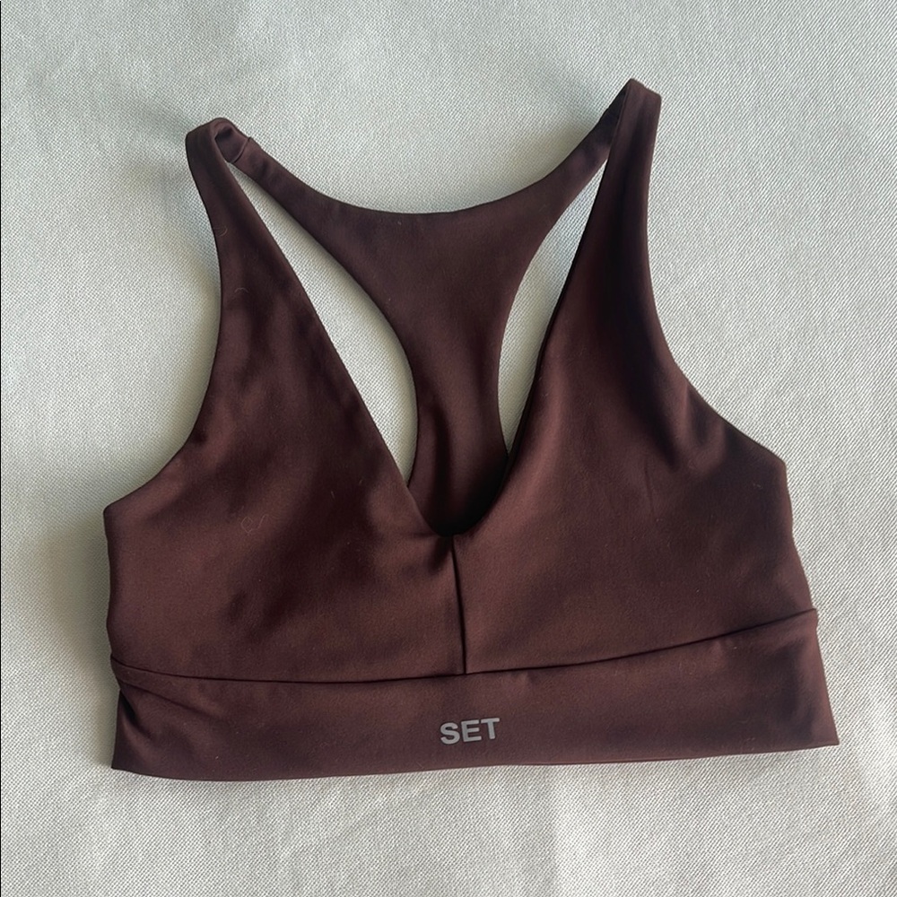 SET Active Chocolate Sports Bra